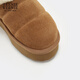 Adolescente Weenie Bear Simples Shops Women's Shoots Botas de nieve para mujeres Botas cortas Botas cortas Lana más vellón Cálido Brown 38