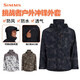 SIMMS联名款钓鱼服挑战者系列外套马甲夹克舒适防风涉水裤路亚外套男 PG-13556棉服 黑色 S