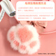 Milesi plush cat claw exquisite keychain girl birthday gift Valentine's day practical high-end children's backpack keychain pendant cat claw-pink