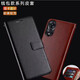 Peno Oppoa58 Schutzhülle PHJ110 Mobiltelefon Hülle A58X Lederhülle Flip-Fill 5G Vollbezüchte Soft Case Anti-Fall-Fall-Fall-Fall Supportable Herren- und Damen-Hülle Oppoa58/A58X Universal [Close Wallet] Black