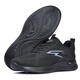 Mengxi Spring and Autumn Middle-aged and Elderly Casual Sports Shoes Men's Mesh Black Work Board Shoes Men's Shoes Summer Breathable Cloth Shoes Men's Single Shoes A15-6621 Black 43