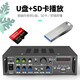 Soaiy Home Cinema KTV Audio Audio Set de 10 pulgadas Conferencia comercial Home Equipo de baile Equipo Karaoke Bluetooth Amplificador de audio de 5.5 pulgadas + sin micrófono