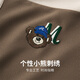 马克华菲【小熊刺绣】短袖POLO衫男25春夏新款潮流休闲百搭宽松短袖POLO 701卡其 2XL
