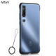 Mosvi suitable for Xiaomi 10 mobile phone case Xiaomi 10S protective cover Xiaomi 10pro borderless transparent frosted ultra-thin anti-fall all-inclusive hard shell for men and women silicone Xiaomi 10 black丨Free full screen film + ring buckle + lens film