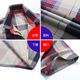 NJSKAKW SOMMER SOMMER NEUES Herren Shirts Hemd Lose Lose großer Baumwollplaid-Freihemd-Hemd mittleren und jung