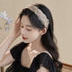 Chimera (CHIMERA) fashionable Korean hair band headband going out crushed hair face wash headband hair accessories headband hair apricot girl birthday gift