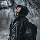 POLE-RACING摩托车骑行雨衣分体舒适扩容雨衣套装防水防暴雨时尚反光设计 AR867暗夜黑 XXL码(180-200斤)
