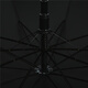 Paradise increased sun protection umbrella straight pole ten bone reinforcement vinyl 193E upgraded version black