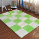 Zhonghong foam puzzle carpet covers the whole tatami bedroom, children's game mat, suede splicing carpet, EVA can be cut and customized, princess large area single piece, white 31*31CM, small piece, single color