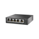 Mercury (MERCURY) S105PL5 100M 4-port PoE power supply switch enterprise engineering monitoring network splitter