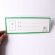 Box de foto transparente ACRYLIC ACRYLIC Mezcla Slot Slot Tarjeta de trabajo Post Oficina Palabra de pared Price Tag Boilet Promoción 687 10*27.5cm