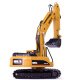 Berenjia static excavator model 1:50 engineering alloy simulation excavator toy excavator birthday gift gift box 1:50 alloy excavator