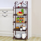 
Worm-style bathroom storage rack Floor-standing bathroom washbasin rack Toilet and kitchen storage rack Layer rack z675 Z674-4 floor white