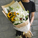 Eswina Flower Express mixed and matched bouquets birthday gifts delivered to flower shops in the same city nationwide Sunflowers and lilies mixed and matched