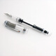 
Immortality 698 transparent piston pen 0.7MM piston type ink 73 ivory white six-window gold clamp M tip 0.7 0.7mm
