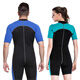 SBART 2mm thickened wetsuit winter swimsuit one-piece waterproof mother-in-law warm snorkeling deep diving thickened wetsuit surfing suit 1105 black with blue S