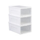 IRIS transparent shoe box plastic storage box front-opening storage box AJ shoe cabinet enlarged and thickened storage box XL size 4 pack (suitable for sizes 43-45)