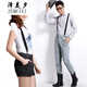 Xiaomai suspenders for men and women, universal suspenders, suspenders, suspenders, trouser clips, accessories, black - adult (2.5cm wide)