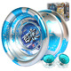 Audi Double Diamond (Auldey) Jo-Yo-Spielzeug Feuerkraft Jungen King 6 Yo-Yo Boy Yoyo Ball Ice Flame Flame Flamme Fancy Metal Ball High-End Side Achse Metal Fancy Ball-White Night