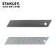 史丹利（STANLEY） 美工刀 刻刀自锁旋钮家用壁纸刀 替换刀片 裁剪工具锋利耐用 FatMax刀片25mm(10片)11-725T