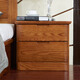 
Guangming Furniture Solid Wood Bedside Table Red Oak Modern Chinese Side Cabinet Bedroom Chest of Drawer Cabinet 14101 Bedside Table
