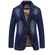 Mokebulls convient au printemps et à l'automne décontracté denim pour hommes minces de veste à deux bouts 9759 Blue L