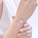 Yuan Shengfu's new PT950 high-quality laser oval platinum bracelet, women's platinum bracelet, concubine bracelet opening, 16.57 grams, ring opening 55mm