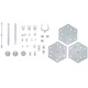 Bandai Gundam Plug-In-Montage-Modell Basis 1/144Action-Basis-Aktionsdisplay-Halterung HG/RG/MG/RE Transparent Bracket 5058814