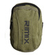 RIMIX waist bag, wrist bag, arm bag, mobile phone bag, waist bag, hanging bag, men's and women's sports bag, canvas mobile phone arm bag, military green, small size - suitable for mobile phones within 4.3 inches