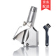 DAJEE Nose Hair Trimmer Men's Manual Portable Nose Hair Shaving Stainless Steel Rechargeable Women's Nose Hair Trimmer Mechanical Assembly Manual Nose Hair Trimmer