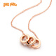 Folli Follie Women Touch Series Series Rose Gold Collece 3n16t006rc