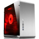 JONSBO UMX3 side transparent version silver MINI-MATX chassis (supports MATX motherboard/aluminum shell/ATX power supply/5.0 thickness tempered glass side panel)
