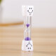 Vansuo brushing teeth hourglass timer kids cute cartoon three 3 minutes time anti-fall creative small ornament gift mini blue sand [3 minutes]