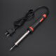 Ganchun 60W electric soldering iron set adjustable temperature electric Luo iron external heating constant temperature household electronic repair welding artifact tool rosin solder wire heating core solder absorber soldering iron head soldering iron stand 60W upgraded black diamond model