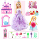 Yasini Dream Villa Doll 3D Real Eyes Princess Doll Set Dress Up Doll Set Gift Box Children's Toys Girls Toys