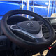 Futian Ruiwo E3 ES3 steering wheel cover Time King Kong 838 829 Q3-130-140 Truck leather handle cover, outer diameter 42CM black and red two-color model
