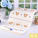 Gold number pure cotton home textile cartoon bear satin small towel children and ladies wash face and bath towel children sweat towel satin water absorbent and durable 52*28CM red, yellow and blue 3 pieces