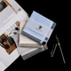 Zeluo ancient style handkerchief for men's cotton sweat-absorbing handkerchief for men's gift square scarf for sweat-resistant environmentally friendly and simple souvenir gift box handkerchief Moisturize: beige (independent envelope bag packaging).