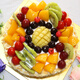 Mr. Misu's fresh fruit birthday cake delivered in the same city. Birthday congratulations. Internet celebrity gives girlfriends couple gifts. Same-day delivery. Recommended model 6 inches.