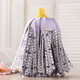 Miaojie water mop replacement head 19cm, a total of 3 heads magic mop, absorbent and durable