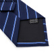 HAIPAIHAOYU men's business formal tie dark blue stripes 8CM wide gift box DF45 dark blue stripes