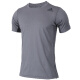 Ropa de adidas para hombres nuevos ropa deportiva de verano neo tejido transpirable en cuello redondo de altura corta de manga corta IP3887 gris s