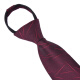 Gaochuan Groom Wedding Zipper Tie 8CM Business Formal Wear Wine Red Irregular Pattern Men's Easy Pull Lazy Wine Red