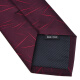 Gaochuan Groom Wedding Zipper Tie 8CM Business Formal Wear Wine Red Irregular Pattern Men's Easy Pull Lazy Wine Red