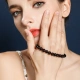 Shiyue jewelry 7-8mm garnet bracelet wine red garnet single ring bracelet crystal agate female wine red