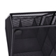 Deli multifunctional metal mesh combined file frame bookend office desktop file storage box multi-layer data shelf storage rack with pen holder black