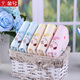 Gold number pure cotton cartoon Wu Nian double-layer gauze children's towel household women's face towel kindergarten face wash towel sweat towel children's towel soft and absorbent 52*28CM blue