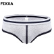 FIXXA Men's Underwear Men's Briefs Men's Mid-Low Waist Lenzing Modal/Ice Silk Breathable Large Size U-Protruding Men's Pants [3 Pack] Lenzing Modal 03 Combination XXXL (185/105)