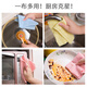 Qingyou Export Large Size Kitchen Paper Lazy Rag Disposable Water Absorbent Not Easy to Lose Lint Clean Dishwashing Cloth Not Easy to Stain Oil QY-051 Non-Woven Fabric 35x60cm (30 pieces)