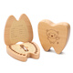Original intention baby teeth box girl baby teeth commemorative box boy teeth collection box teeth saving box baby year old gift beech wood regular style (Zodiac pig)
